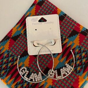 GLAM Earrings, NWT.